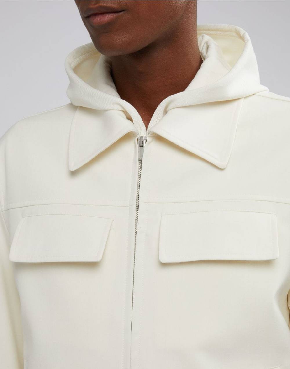 Lardini Giacca camicia panna Saldi