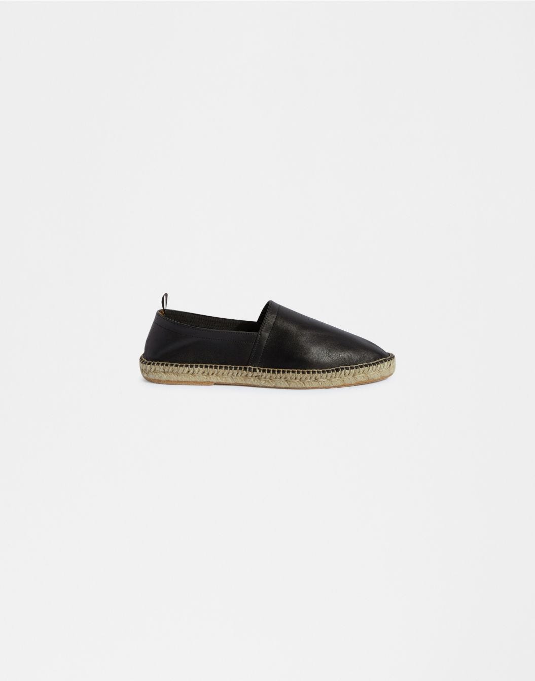 Lardini Espadrillas in vitello scamosciato semilucido nero Hotsell