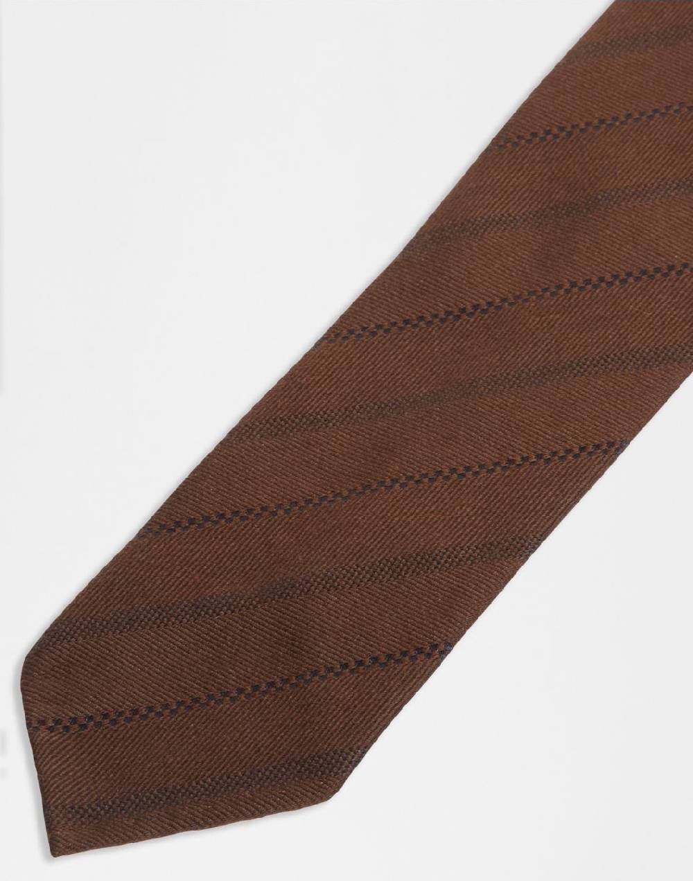Lardini Cravatta in lana e seta jacquard con disegno regimental I Più Venduti