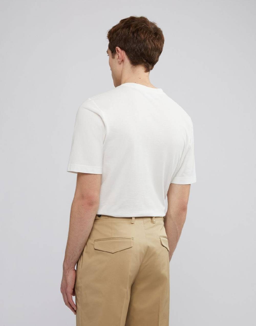 Lardini T-shirt a manica corta in filato di cotone Qualità