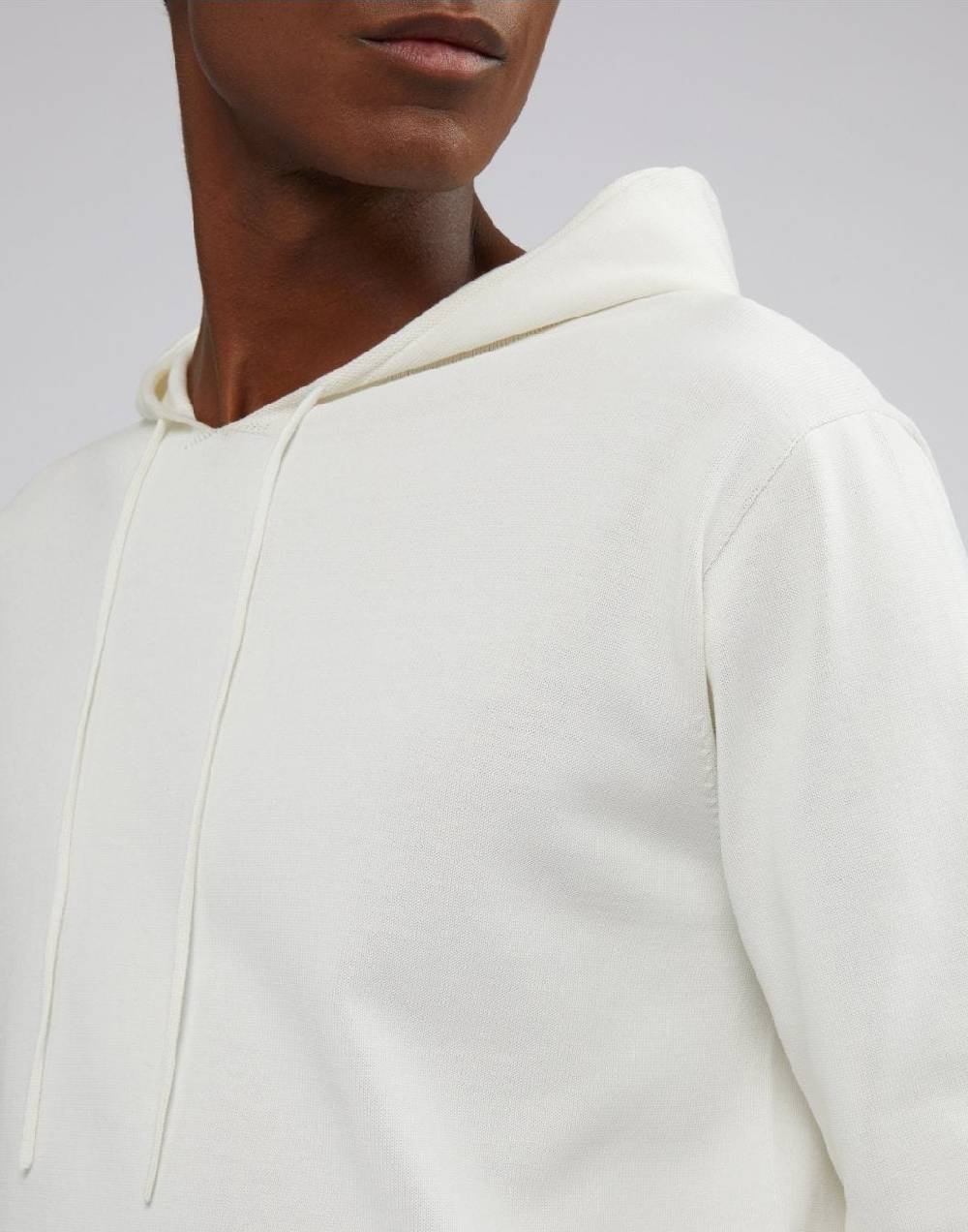 Lardini Felpa con cappuccio in cotone crêpe Spedizione Gratuita