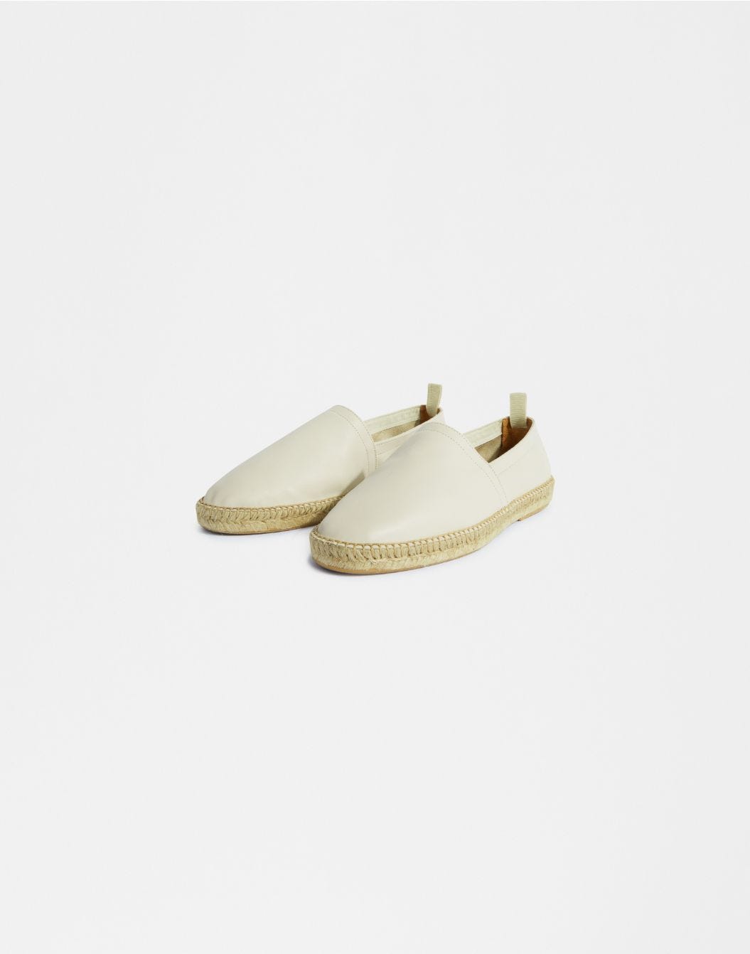 Lardini Espadrillas in vitello scamosciato semilucido panna Pezzi Unici
