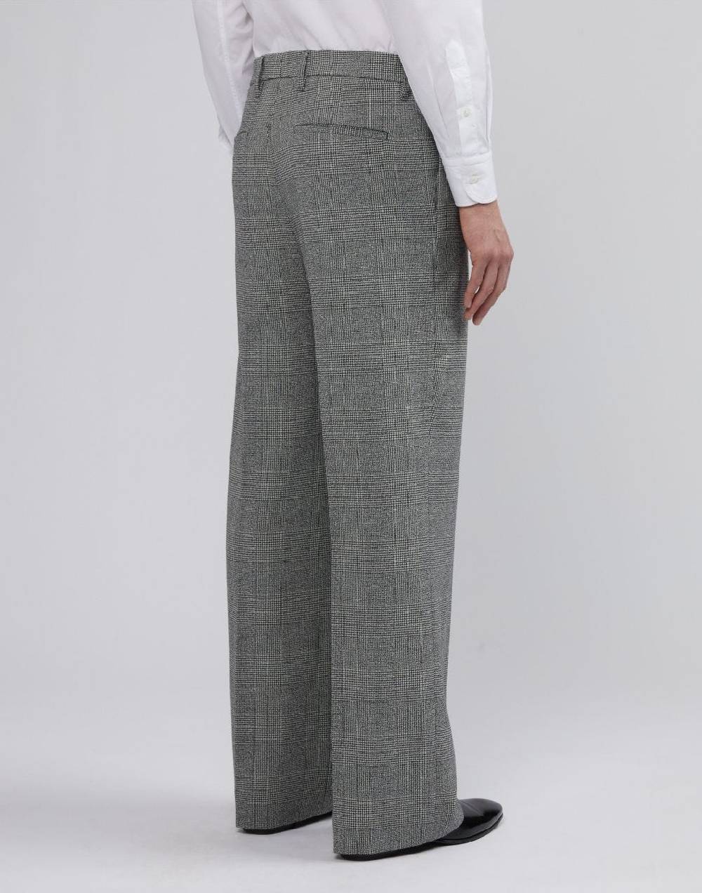 Lardini Pantalone comfort in principe di galles Consegna Veloce