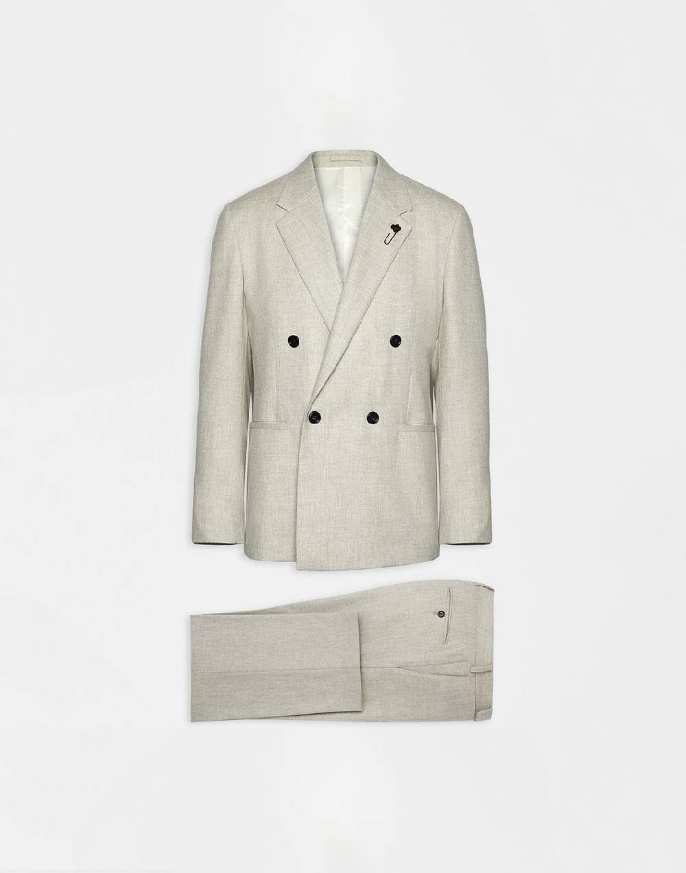 Lardini Abito linea feeling in cashmere light-flannel color panna Sottocosto