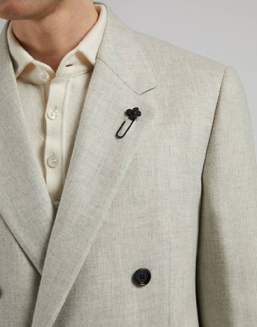 Lardini Abito linea feeling in cashmere light-flannel color panna Sottocosto