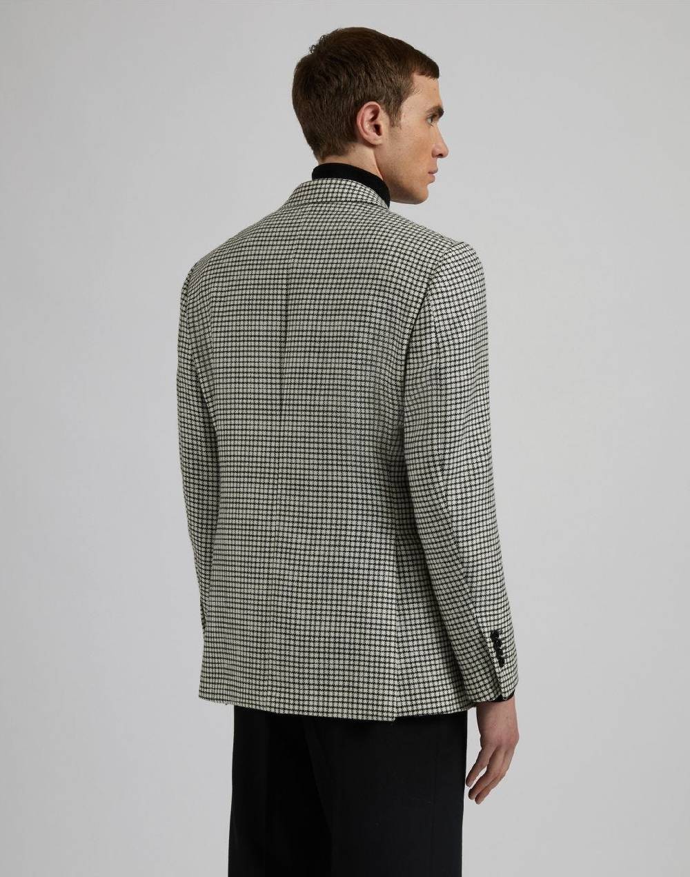 Lardini Giacca monopetto linea feeling in tessuto lambswool fantasia Novità