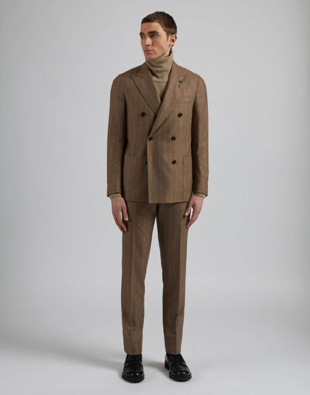 Lardini Abito special line in cashmere dai colori naturali Sconto