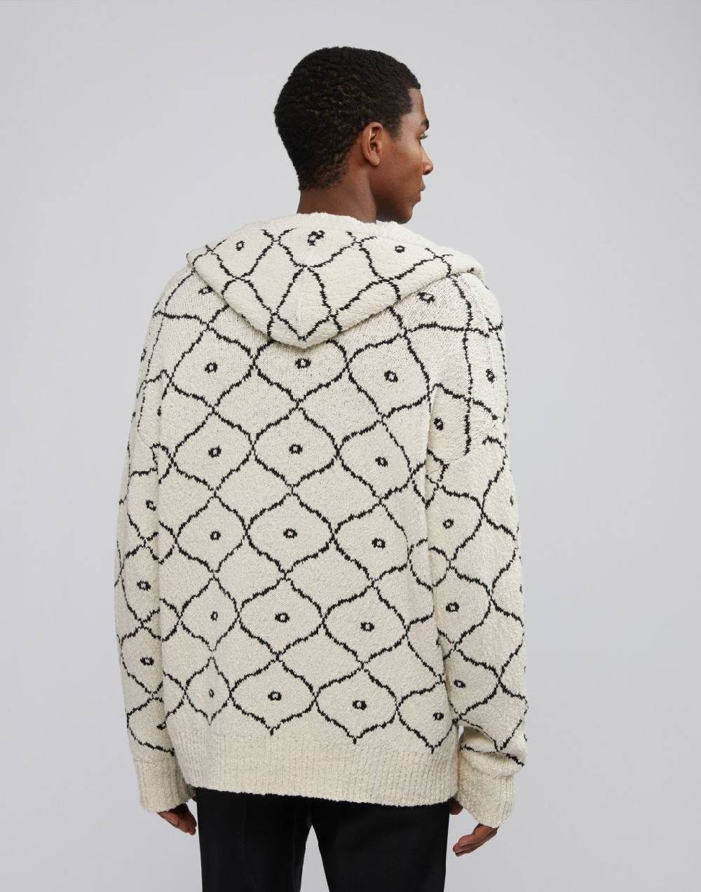 Lardini Cardigan in maglia con bottoni e cappuccio Online