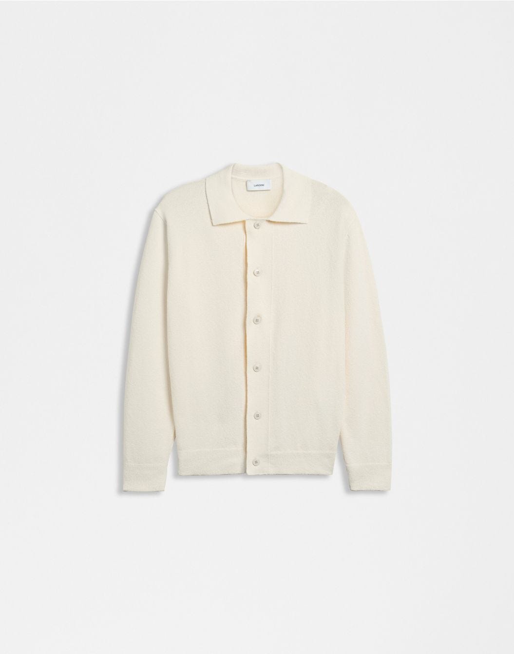 Lardini Cardigan panna in cotone e poliamide con bottoni Outlet