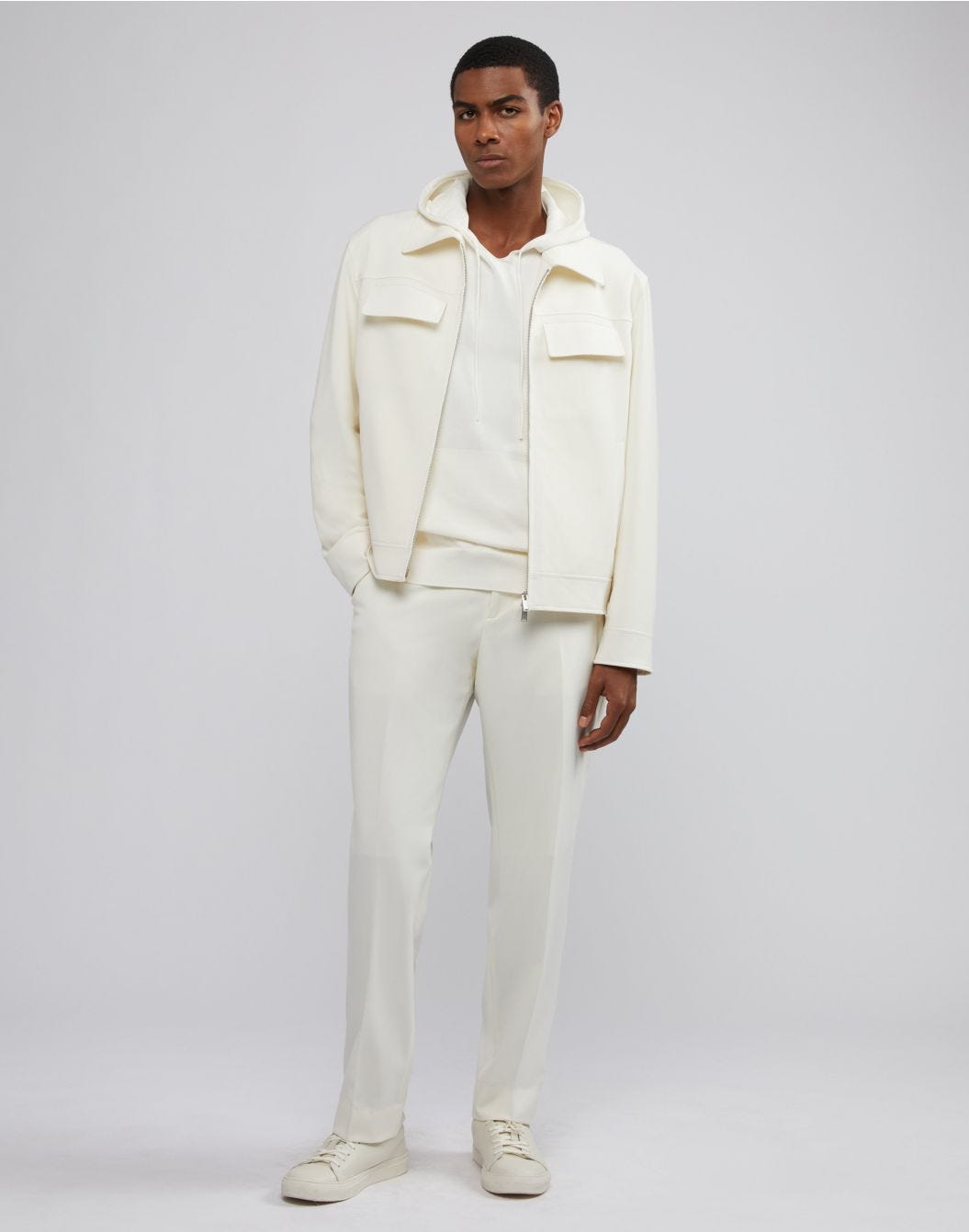 Lardini Pantalone panna senza pinces Nuova
