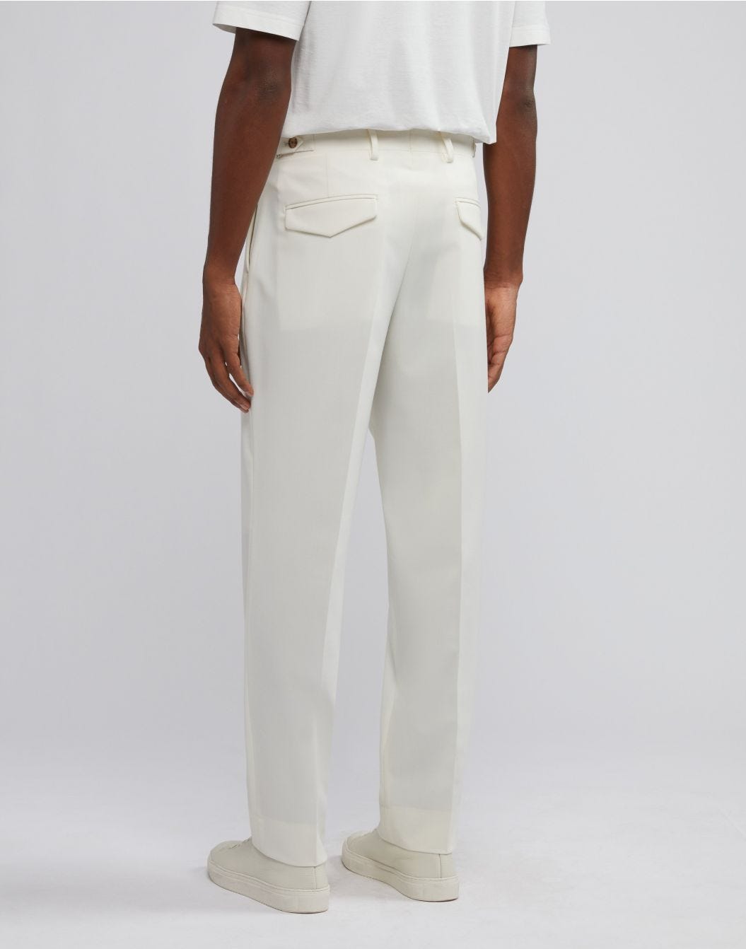 Lardini Pantalone panna senza pinces Nuova