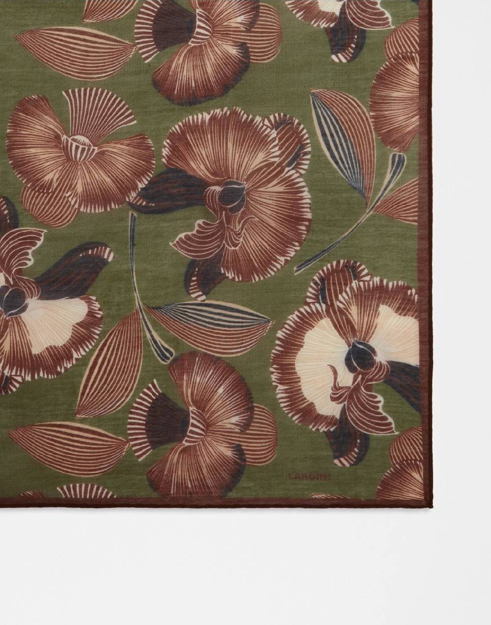 Lardini Foulard in seta con disegno floreale Italia