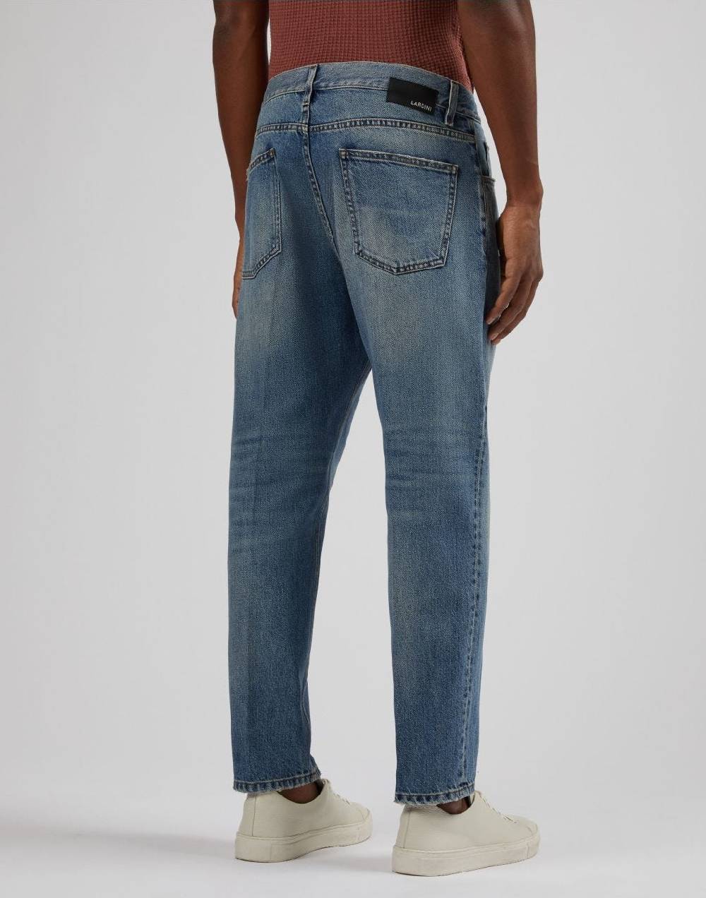 Lardini Jeans carrot in denim di cotone 2025