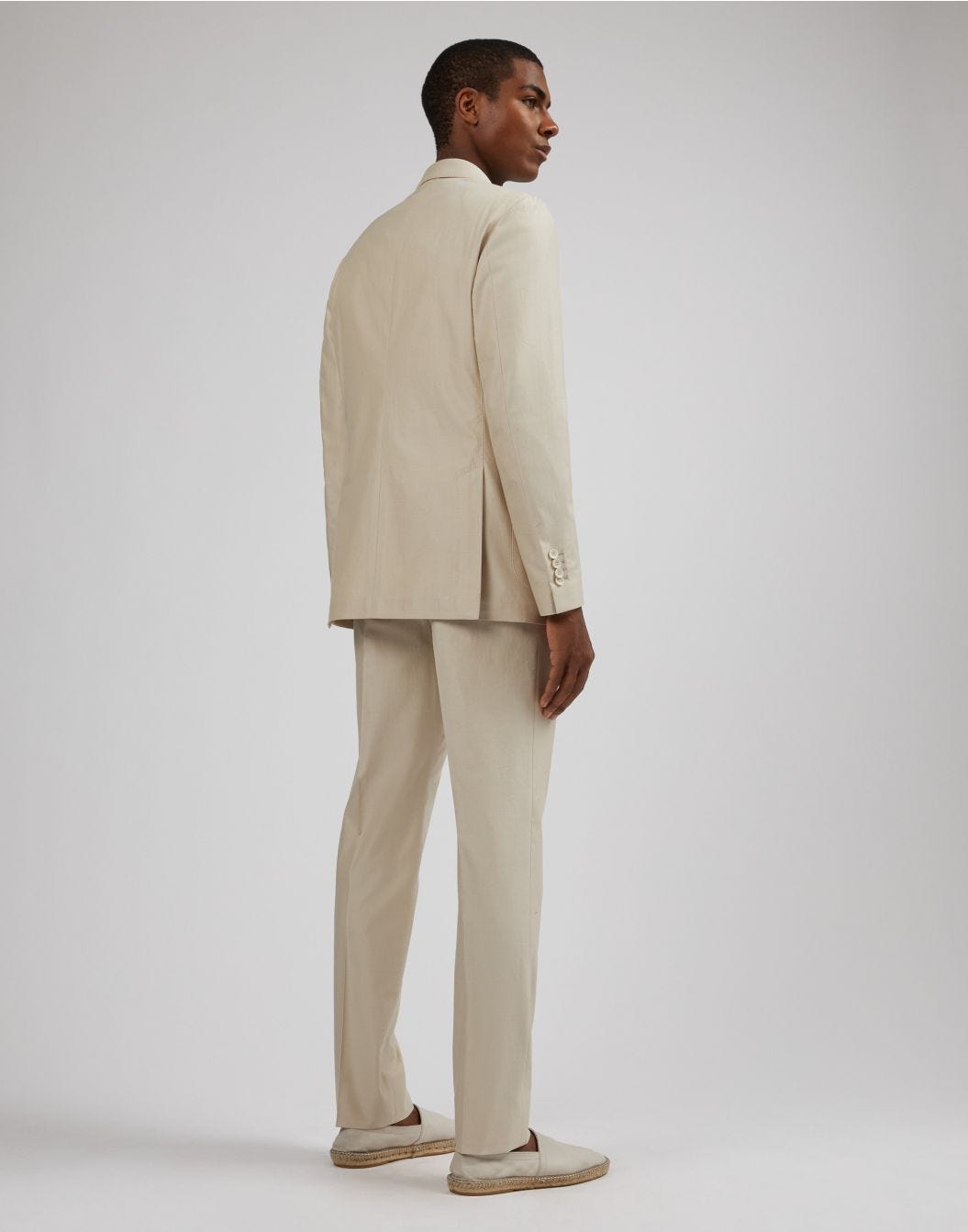 Lardini Abito special line in twill di cotone beige In Linea