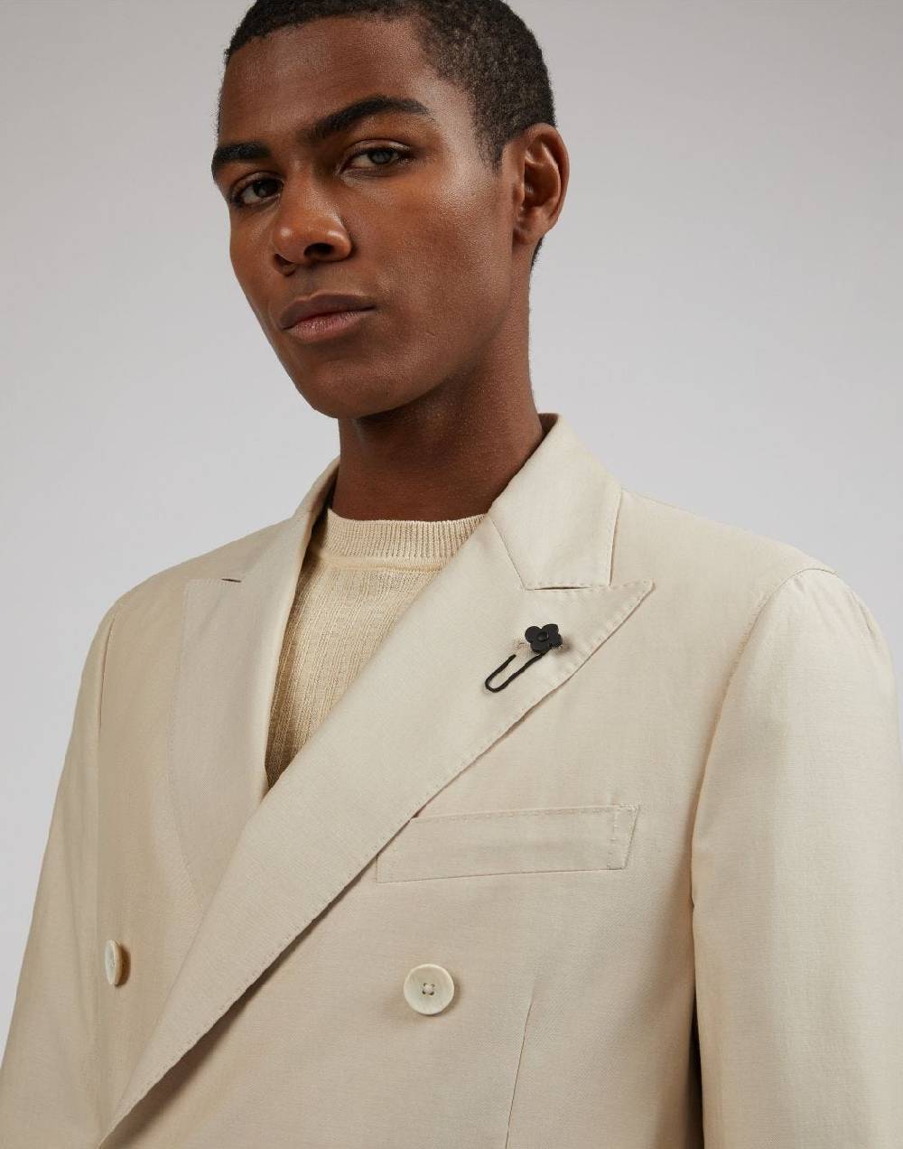 Lardini Abito special line in twill di cotone beige In Linea