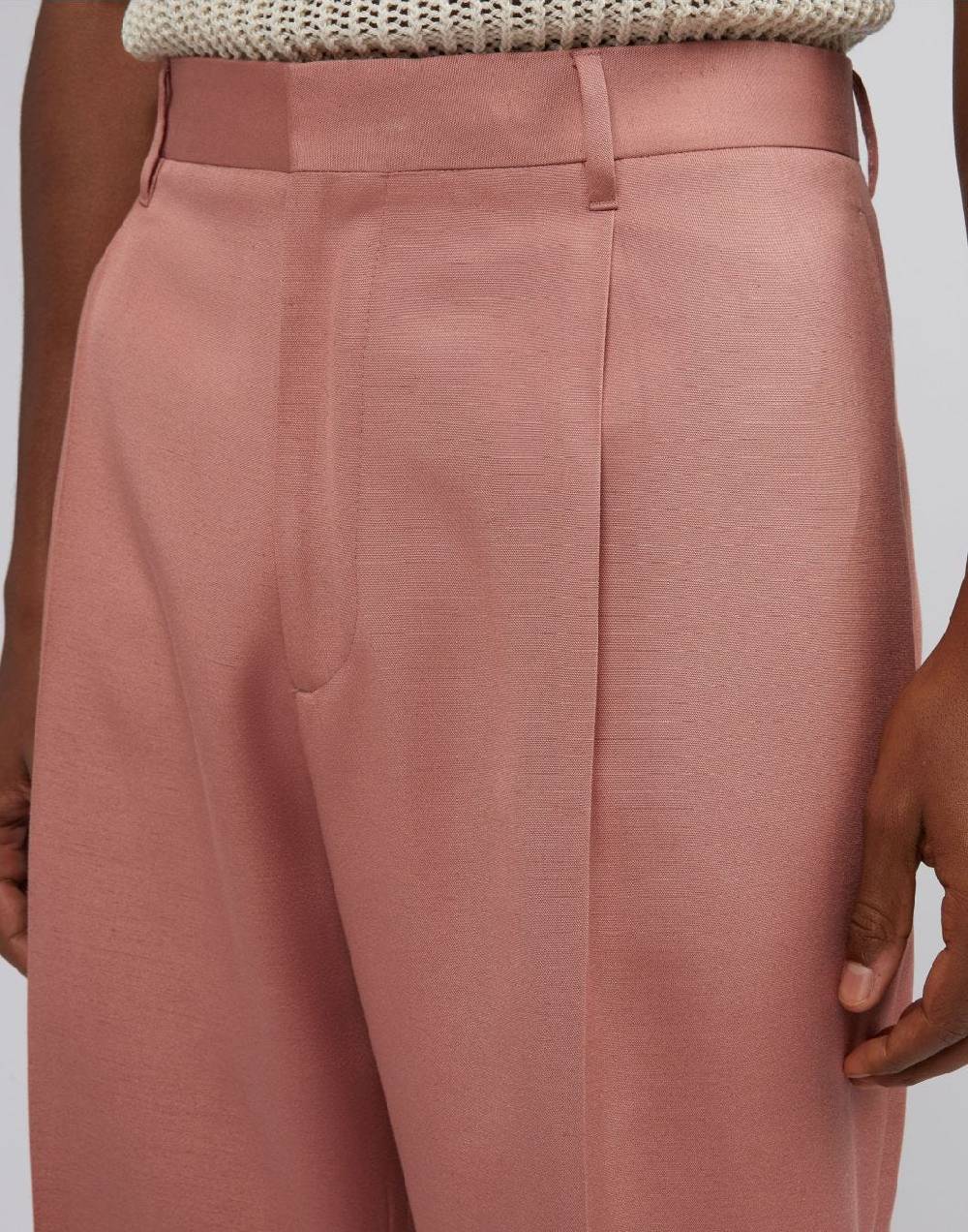 Lardini Pantalone comfort rosa in viscosa Fino Al -60%