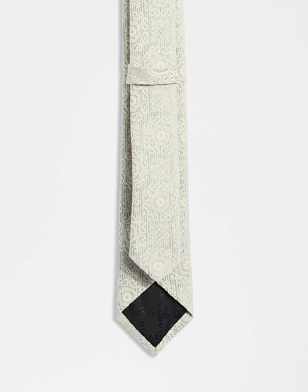 Lardini Cravatta in lino e cotone con disegno jacquard Novità