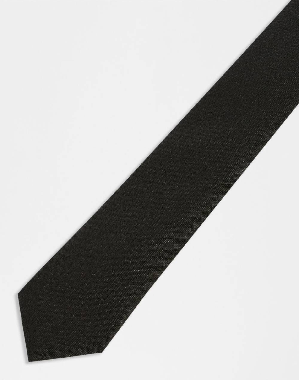Lardini Cravatta in lana mohair nera Presa