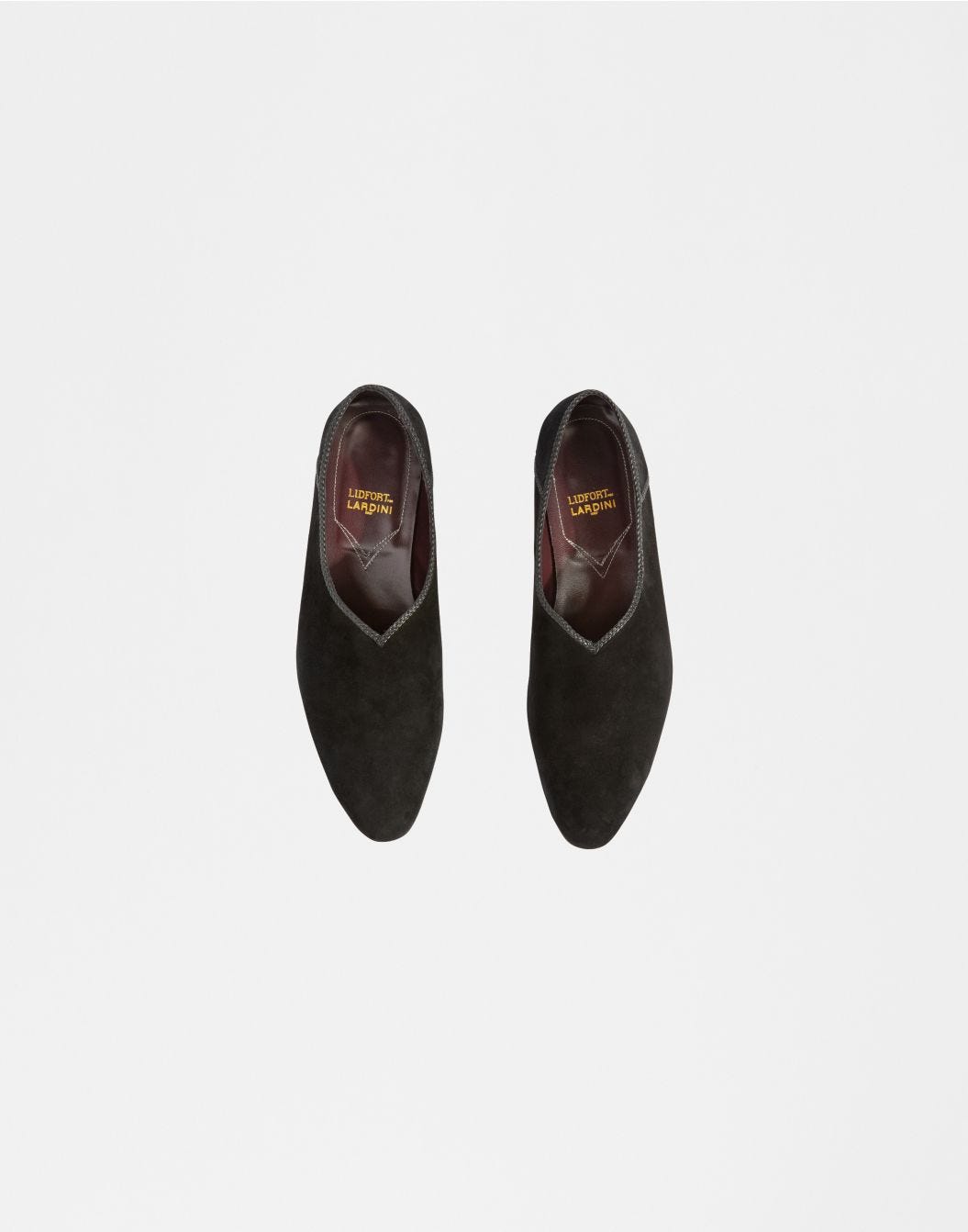 Lardini Babouche in pelle di vitello con bordo intrecciato Sconto
