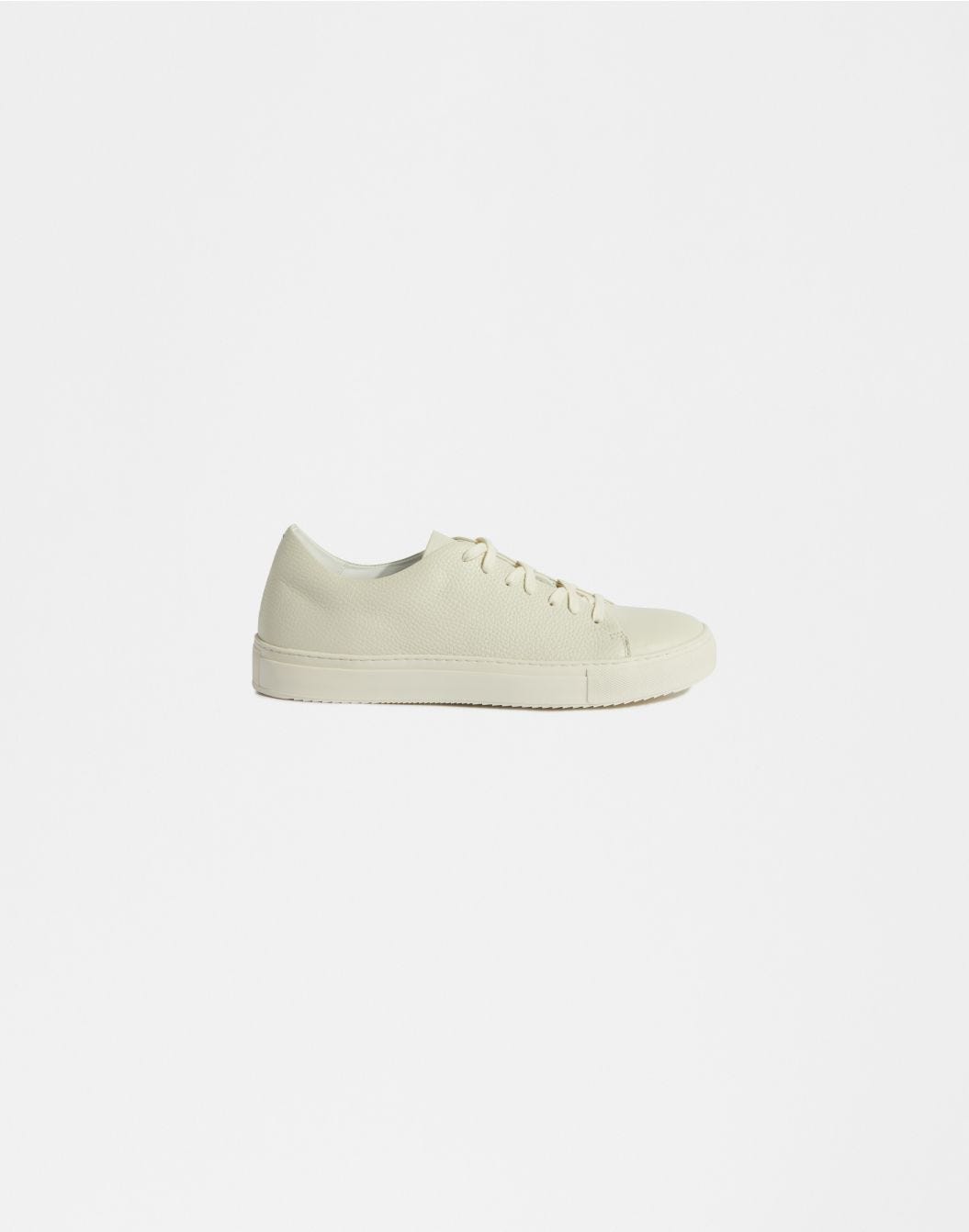 Lardini Sneaker bassa in pelle di vitello panna Vendita Calda