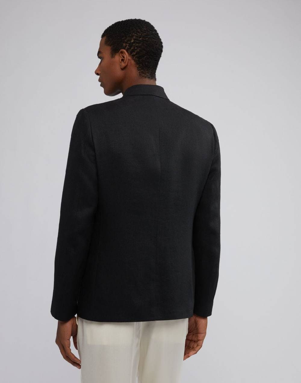 Lardini Blazer doppiopetto attitude nero principe di galles 2025