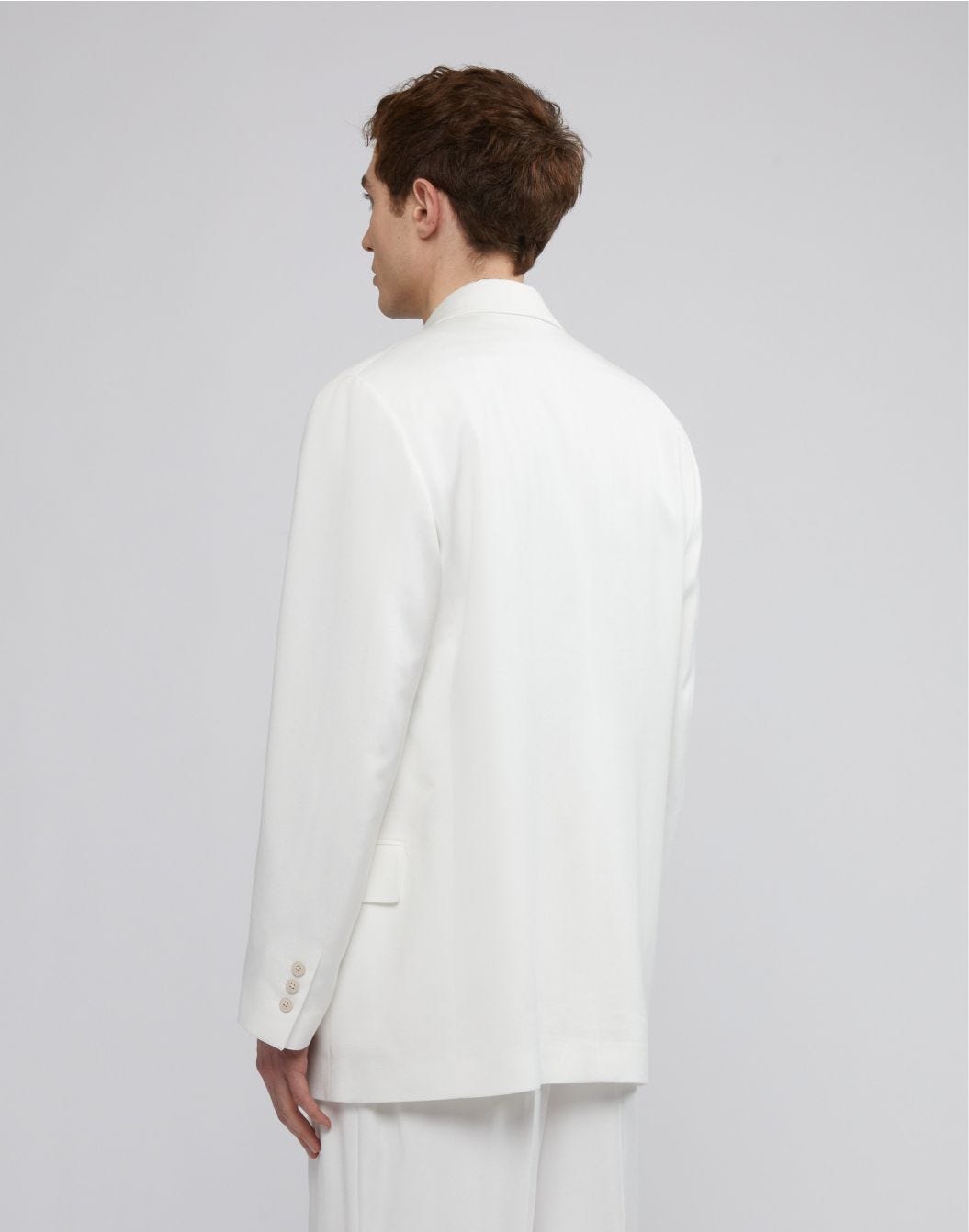Lardini Blazer doppiopetto bianco fit boxy Nuovo