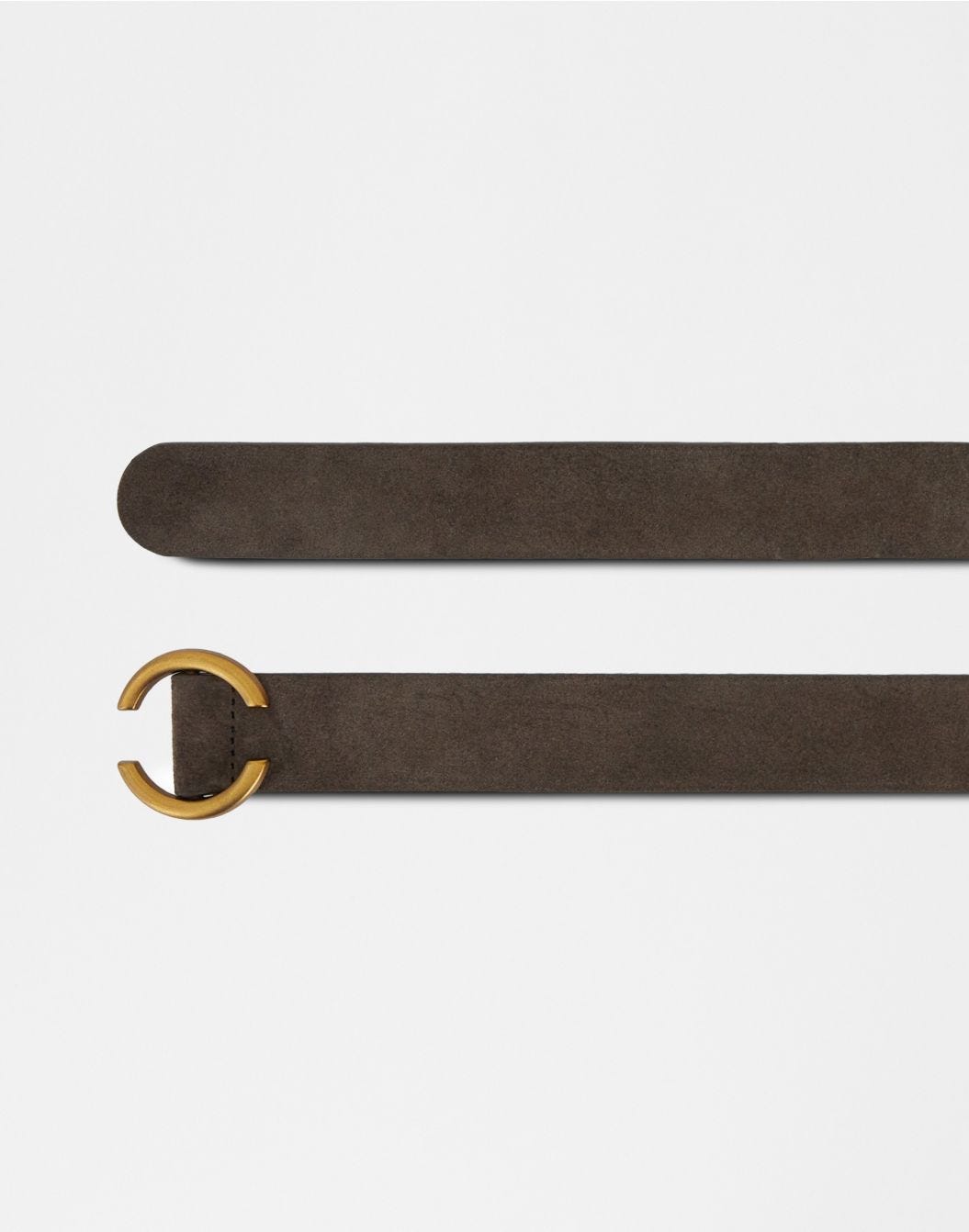 Lardini Cintura in pelle crosta di vitello marrone Acquista Ora