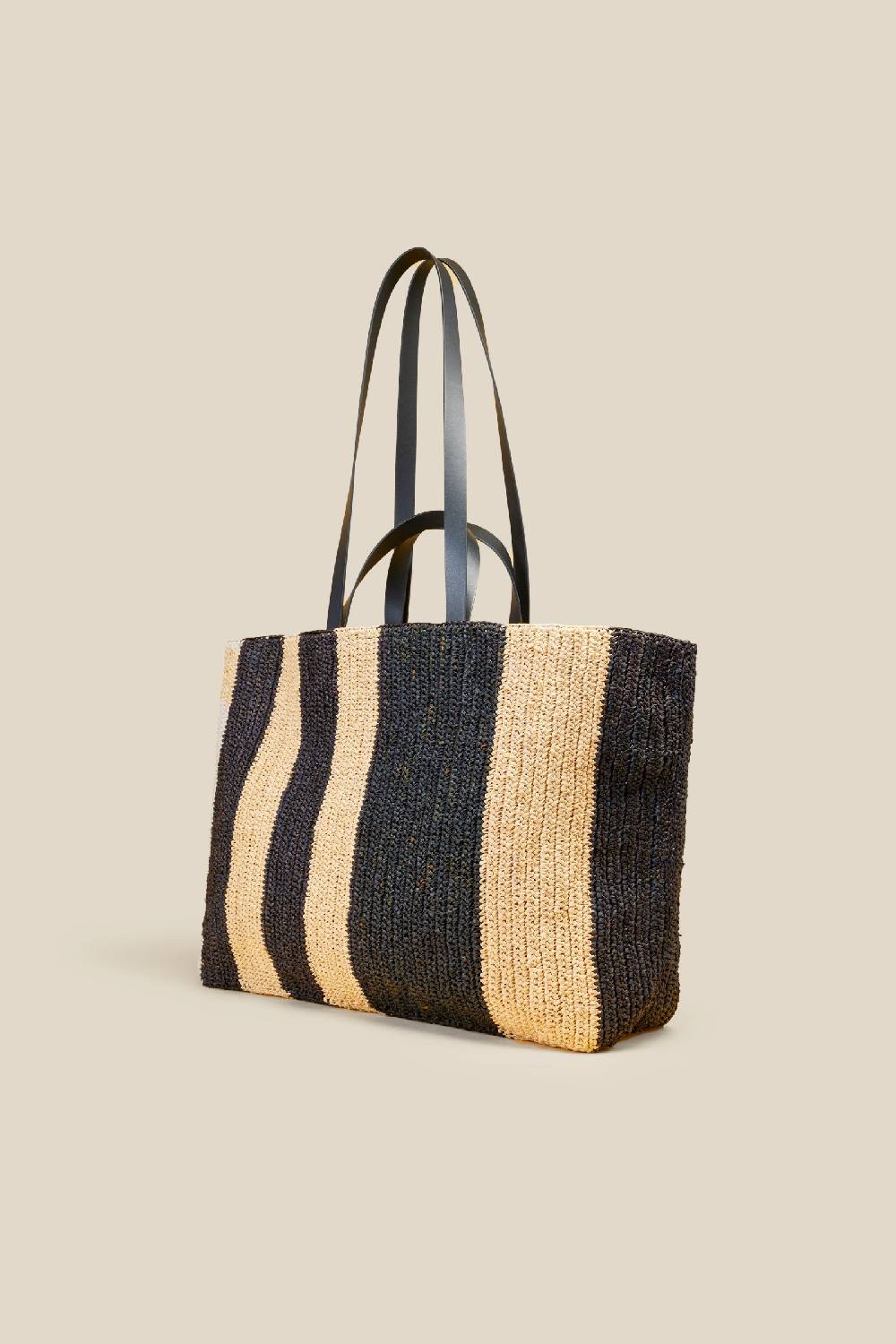 Liviana Conti MAXI TOTE A RIGHE S4AA4SA84A15-Y.NR Italia