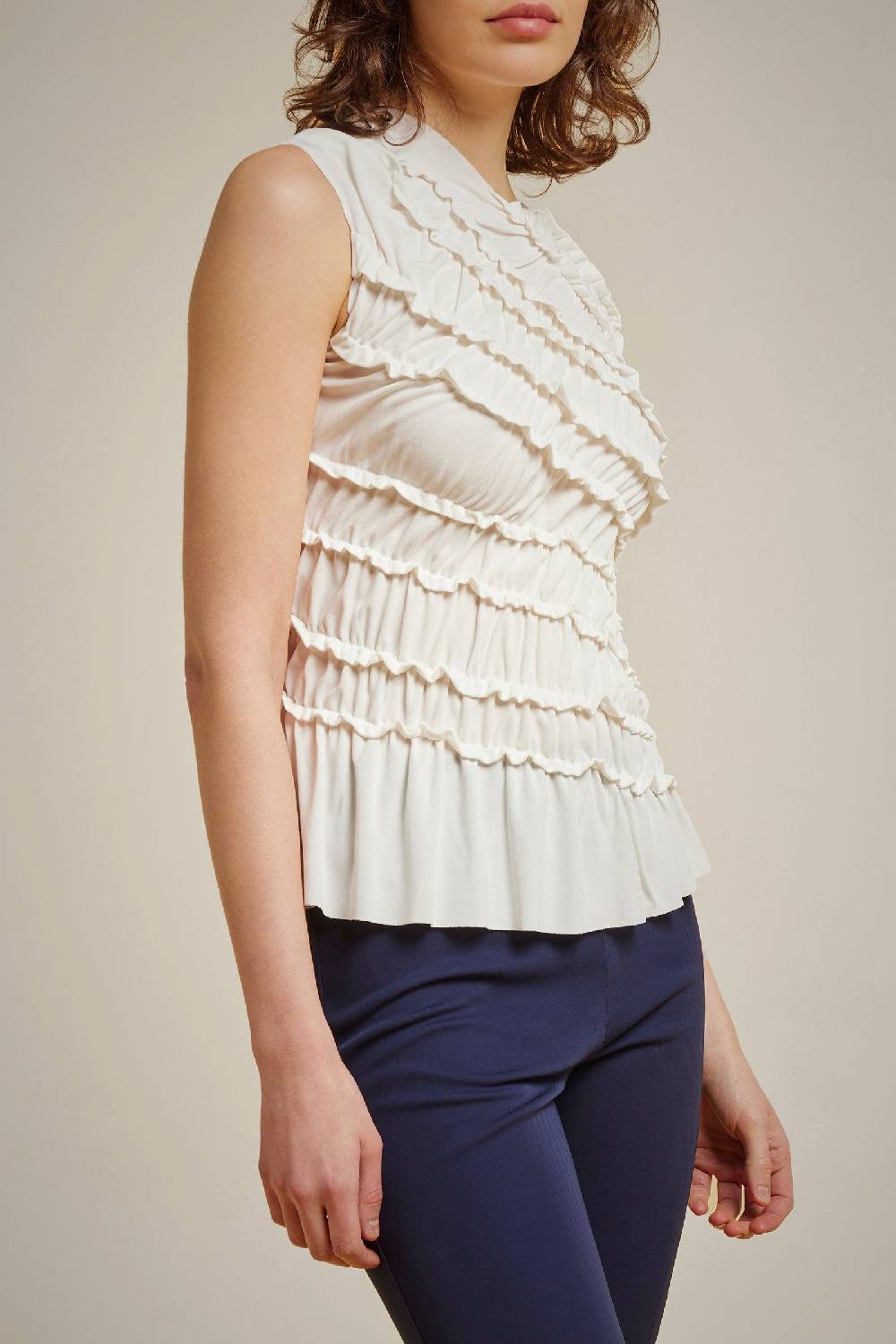 Liviana Conti BLUSA ARRICCIATA S4FF4SH82A08-1.38 Novità