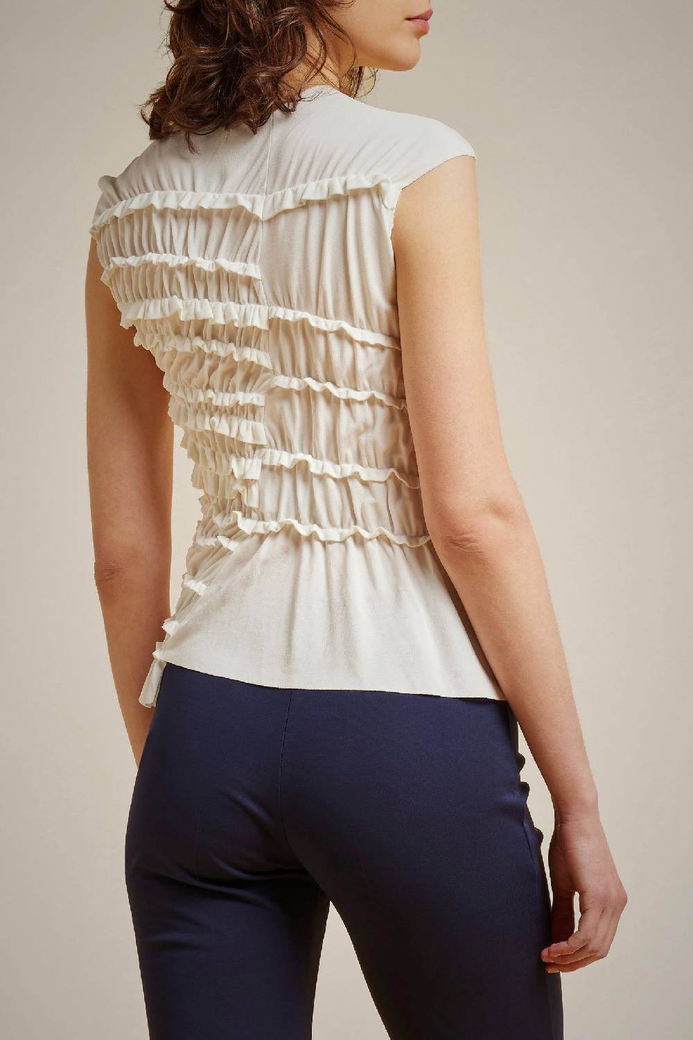 Liviana Conti BLUSA ARRICCIATA S4FF4SH82A08-1.38 Novità