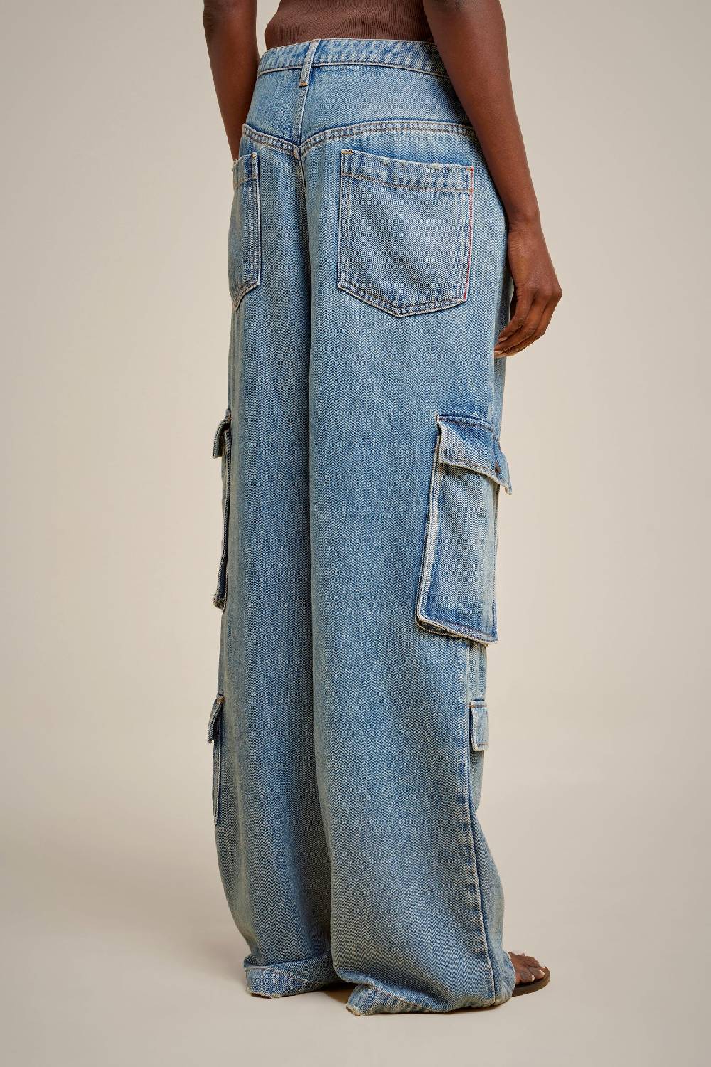 Liviana Conti CARGO JEANS S4LL4SY85JNS38.26 Lightning offer