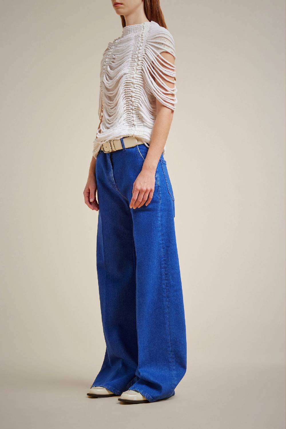 Liviana Conti WIDE LEG DENIM S4FF4SY48Z79-0.26 Sconto