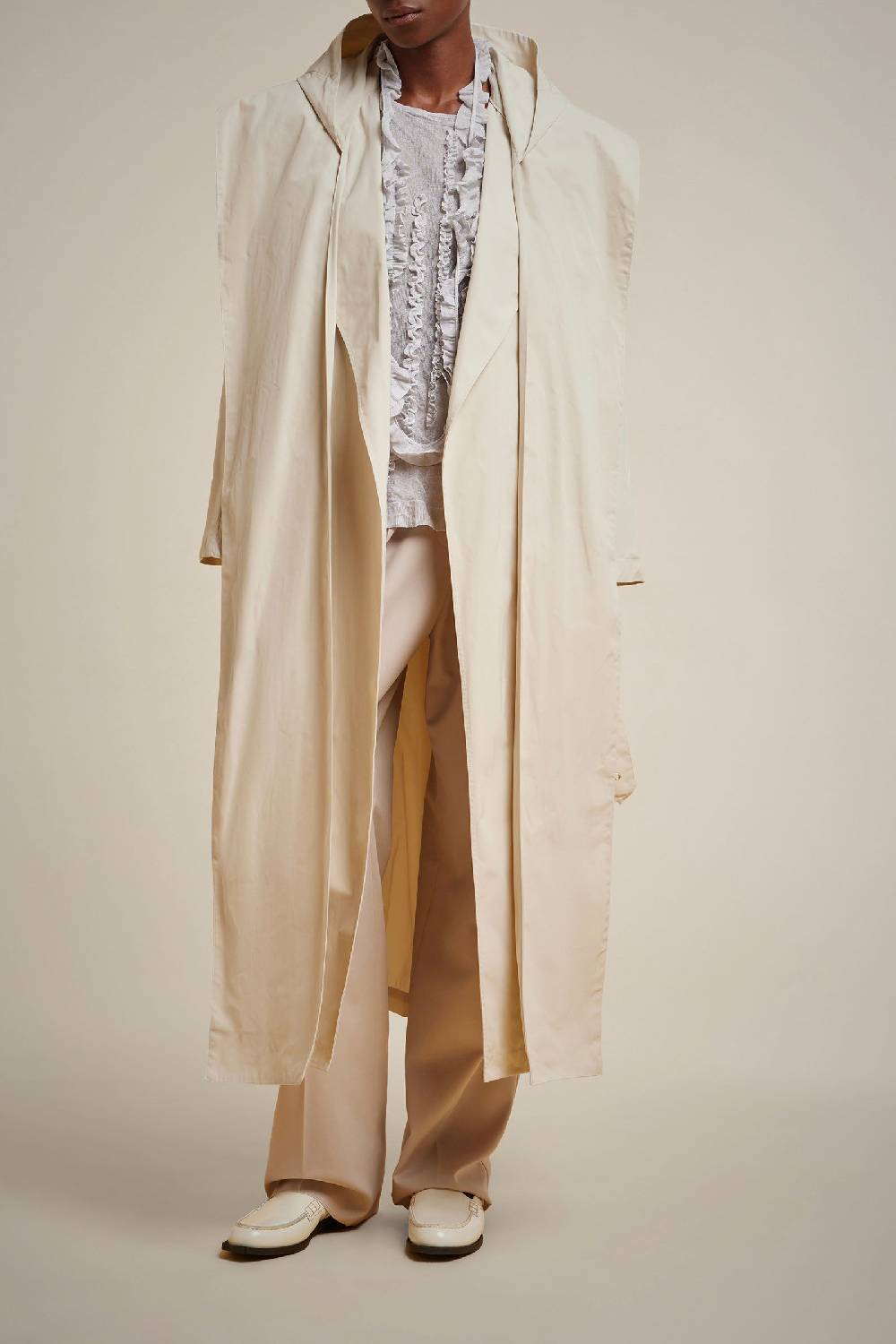 Liviana Conti TRENCH CON CAPPUCCIO S4FF4SW23A08-1.38 Vendite Flash