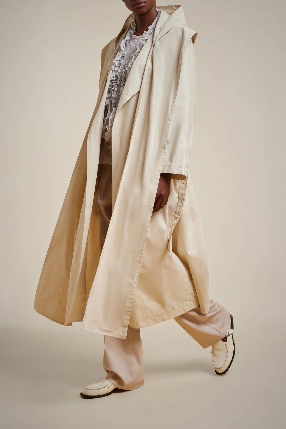 Liviana Conti TRENCH CON CAPPUCCIO S4FF4SW23A08-1.38 Vendite Flash