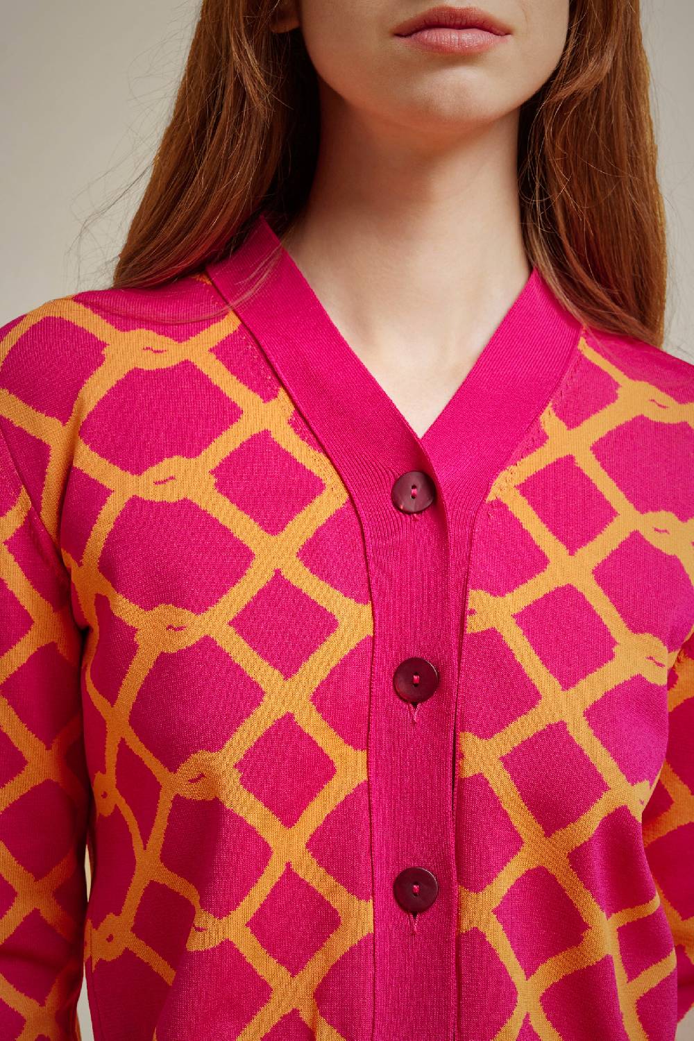 Liviana Conti CARDIGAN JACQUARD S4FF4SA48RETE1.XS Novità