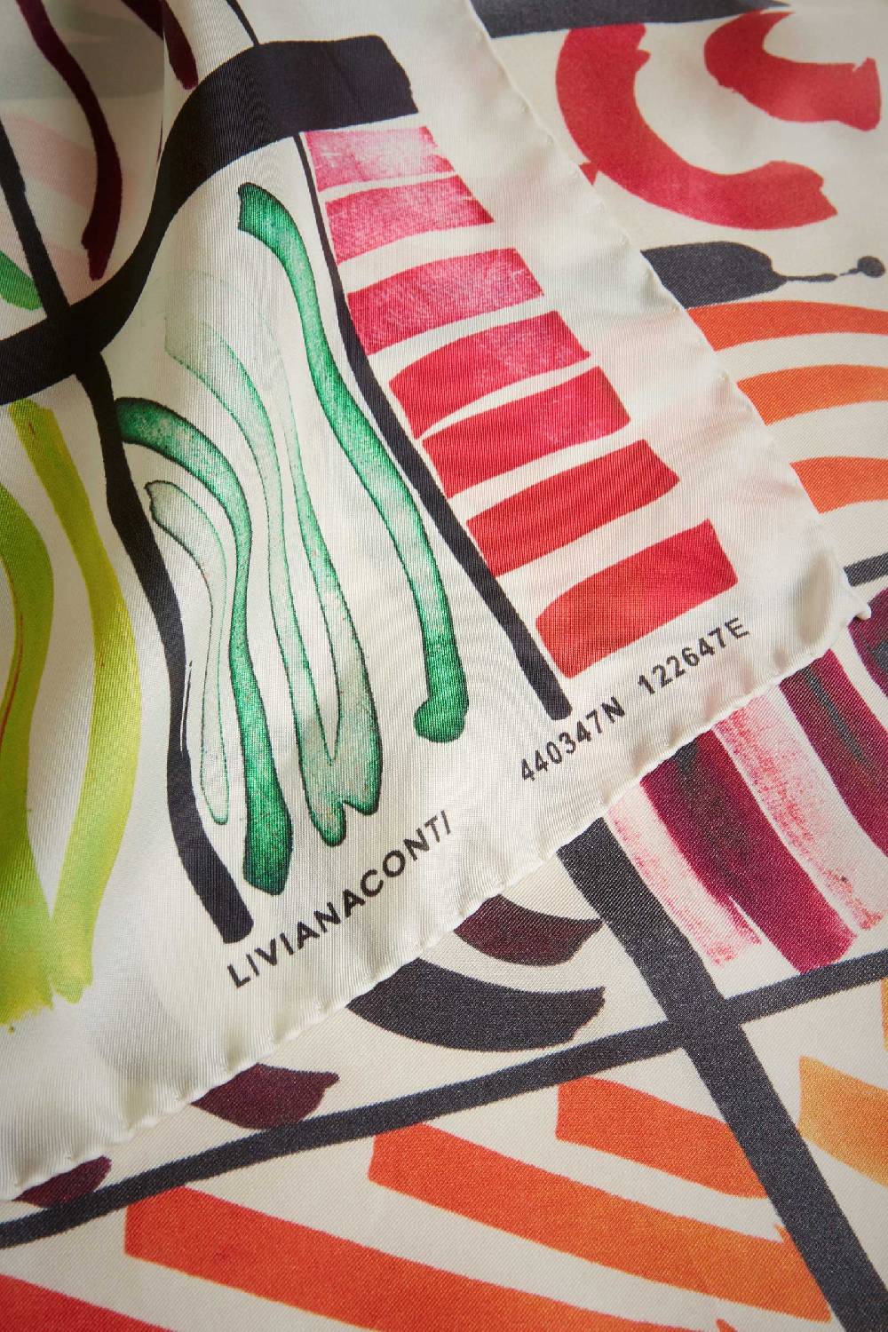 Liviana Conti FOULARD STAMPA MULTI S4AA4SF1011MLT.NR Consegna Veloce