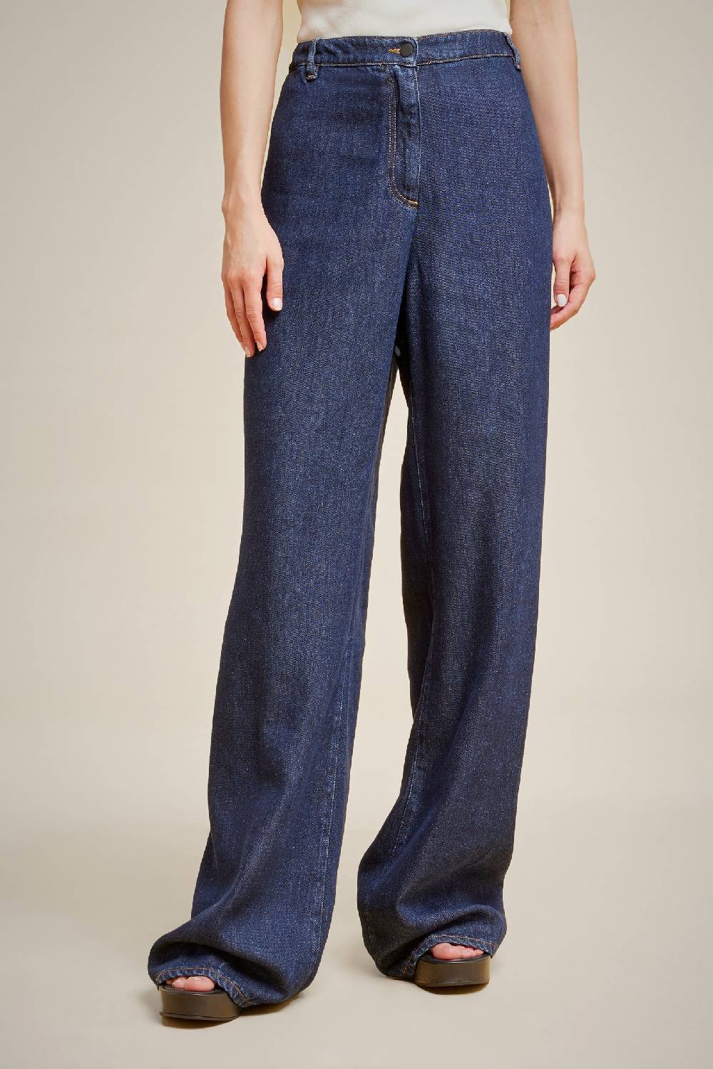 Liviana Conti WIDE-LEG JEANS S4LL4SY86Z83-0.27 Italy