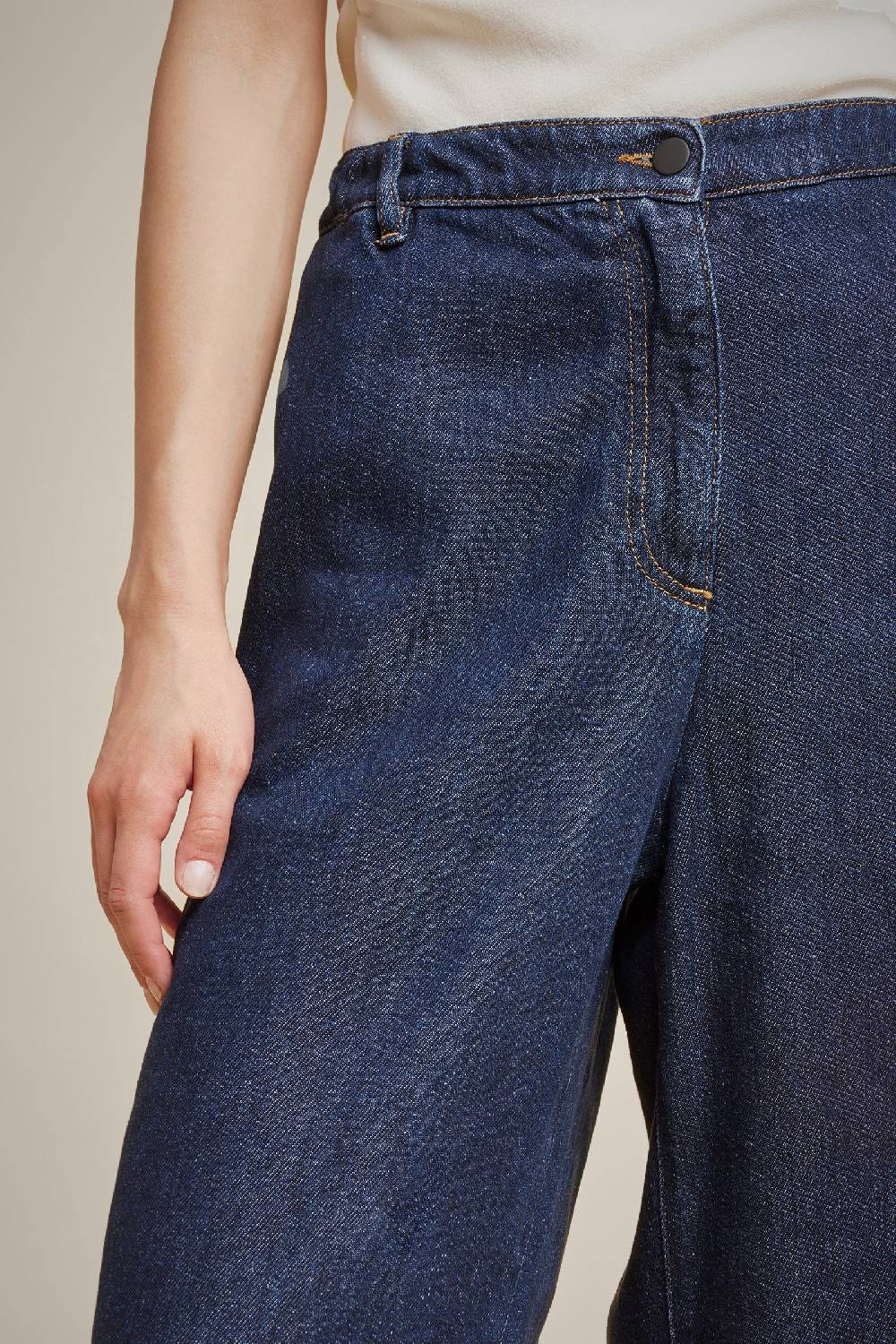 Liviana Conti WIDE-LEG JEANS S4LL4SY86Z83-0.27 Italy