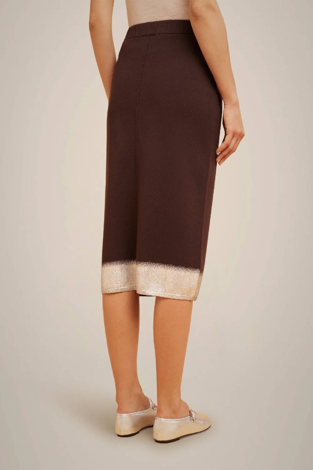 Liviana Conti GONNA CON LAMINA W4FF4WF20W36-Z.XS Saldi Di Fabbrica