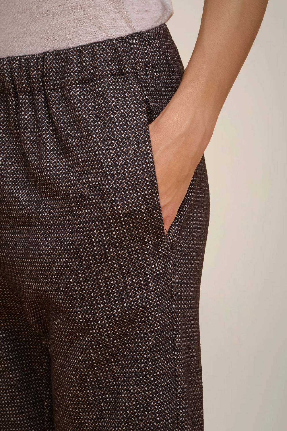Liviana Conti PANTALONE PANNO CASHMERE W4FF4WL37SAL-3.38 Promozione