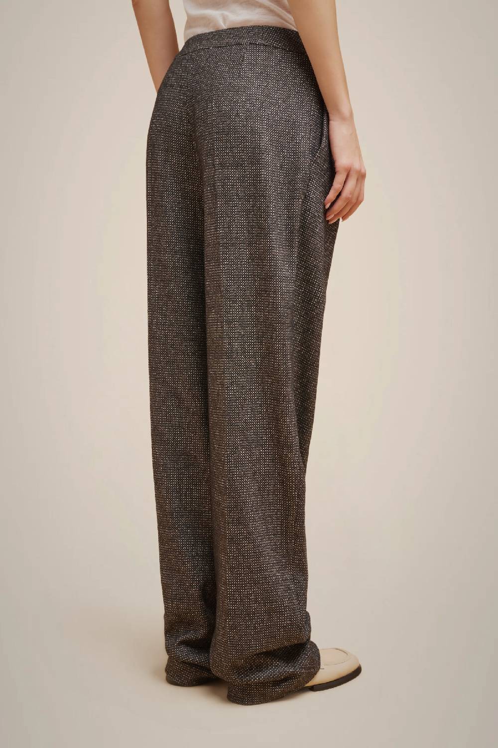 Liviana Conti PANTALONE PIEGHE PANNO CASHMERE W4FF4WL39SAL-3.38 Negozio