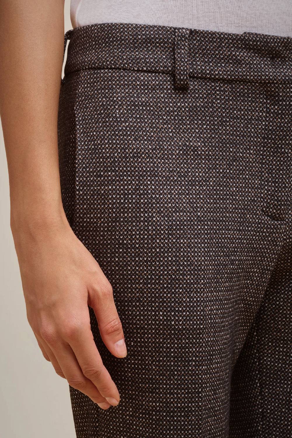 Liviana Conti PANTALONE PANNO CASHMERE W4FF4WL33SAL-3.38 Pezzi Unici