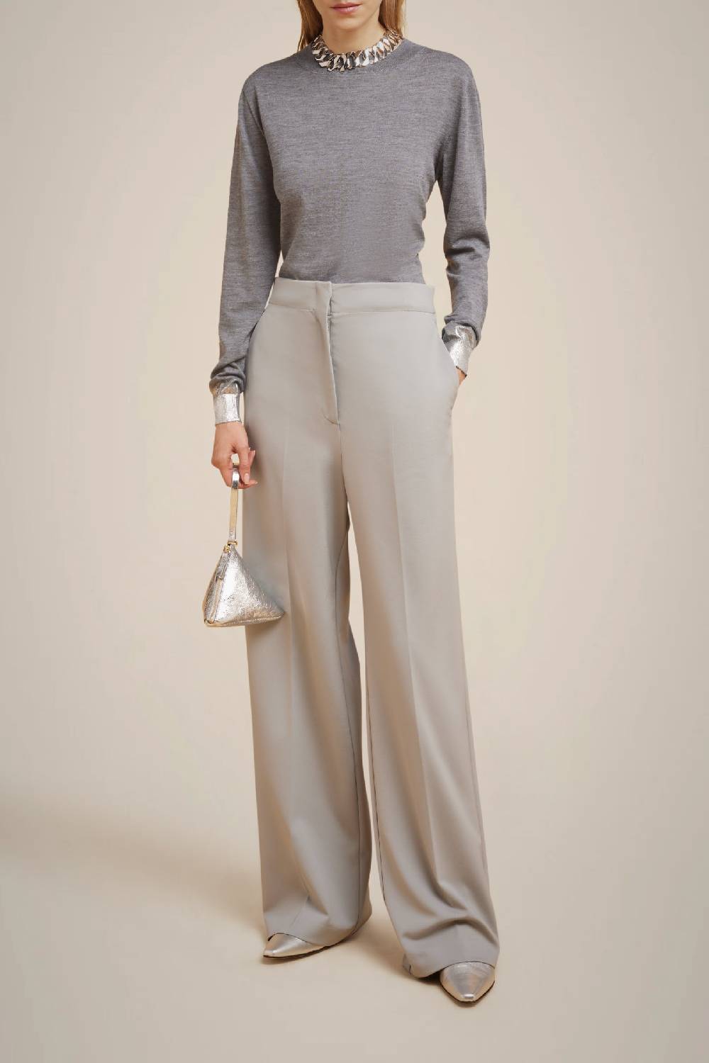 Liviana Conti PANTALONE PALAZZO PUNTO MILANO W4FF4WM35X72-0.38 Fino Al -60%