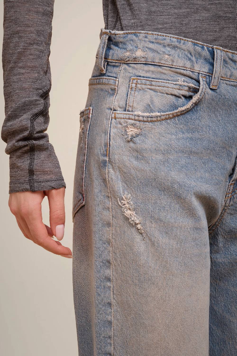 Liviana Conti JEANS BOY FIT W4FF4WY62Z77-0.26 Sottocosto