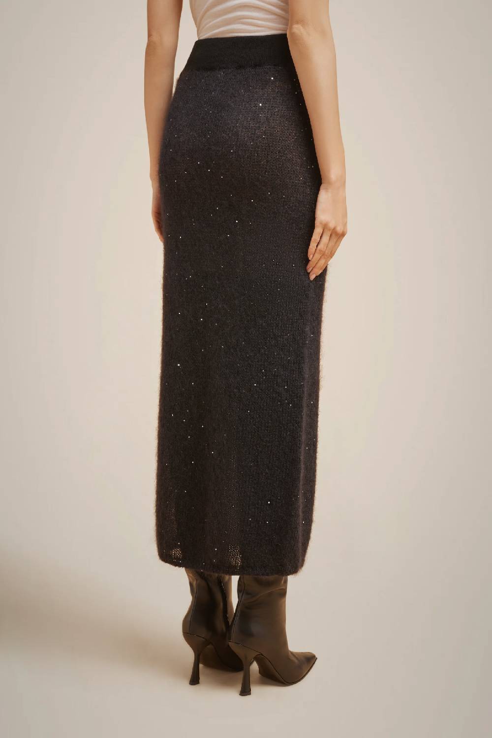 Liviana Conti GONNA IN MOHAIR PAILLETTES W4FF4WG58Y69Z2.XS In Vendita