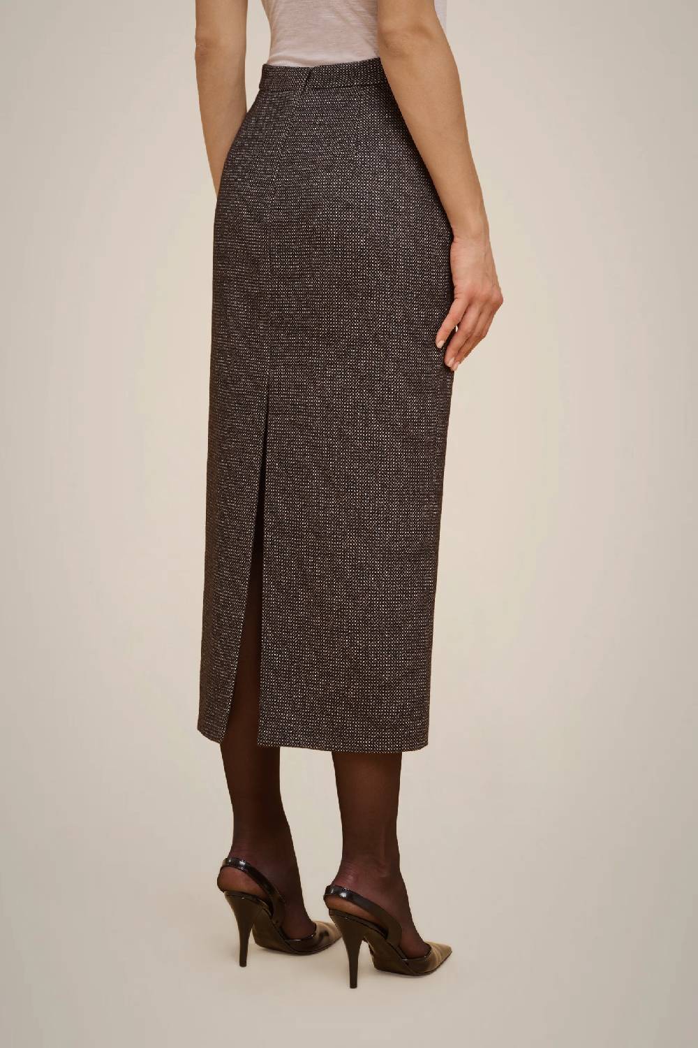 Liviana Conti GONNA MIDI IN PANNO CASHMERE W4FF4WL35SAL-3.38 Saldi