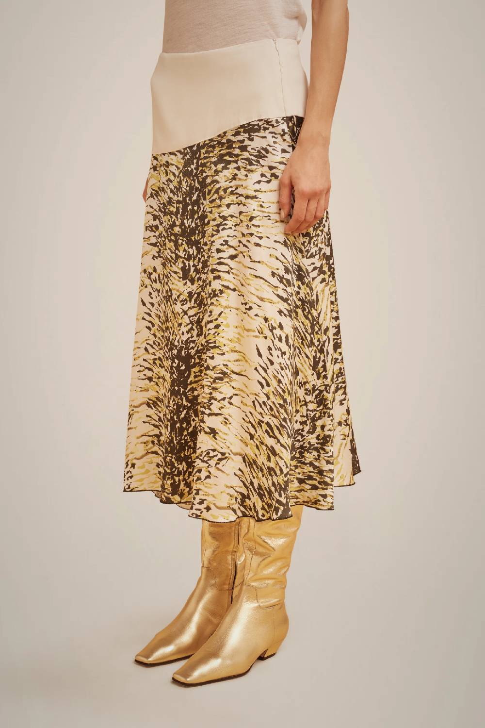 Liviana Conti GONNA STAMPATA CON BASCHINA W4FF4WU22FLG-1.38 Offerta migliore