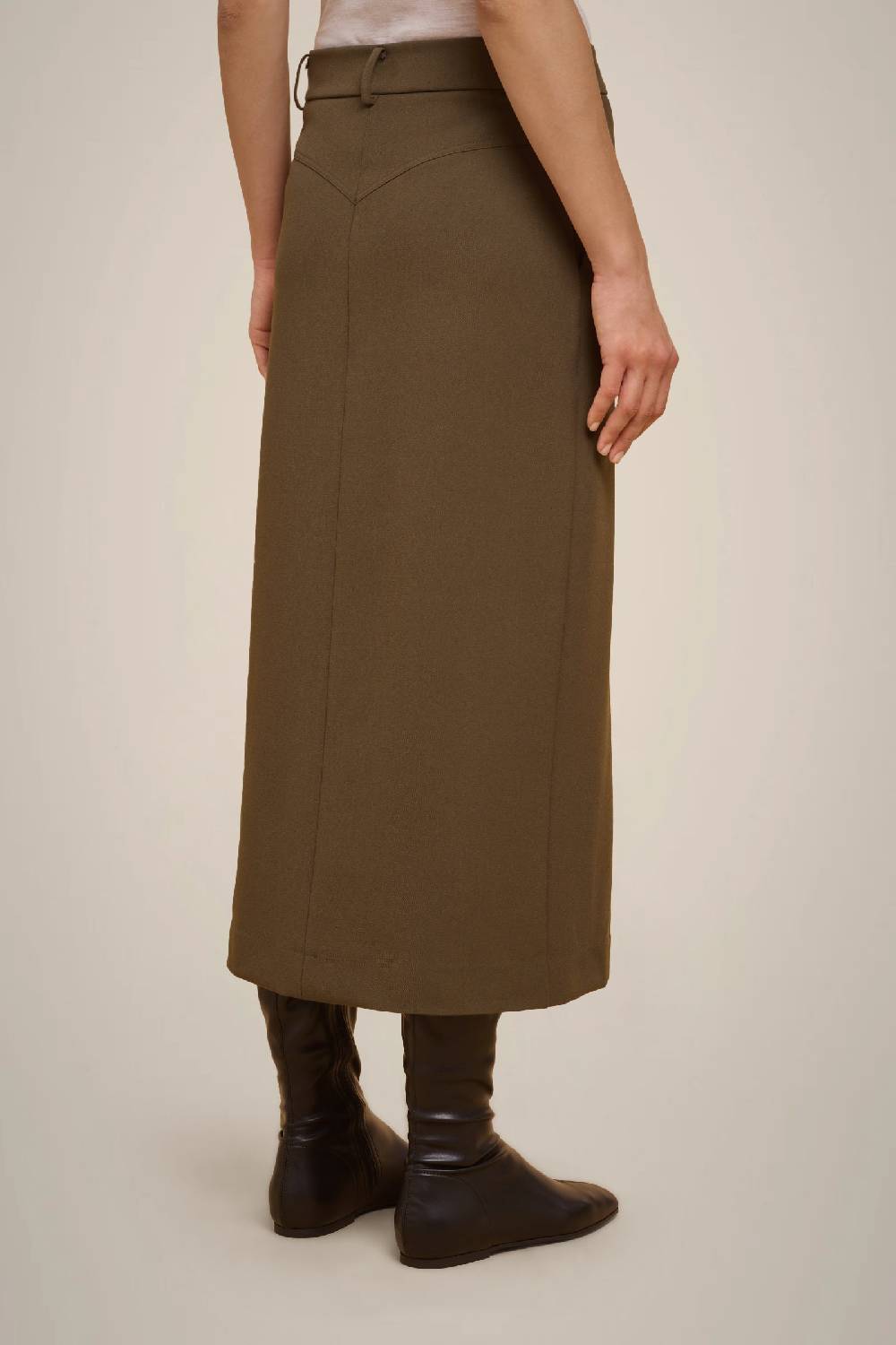 Liviana Conti GONNA CON SPACCO IN PUNTO MILANO W4FF4WM67T03-1.38 Saldi Di Fabbrica