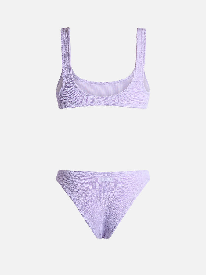Mc2 Saint Barth Bikini da donna classico lilla crinkle Naima Elise Offerte