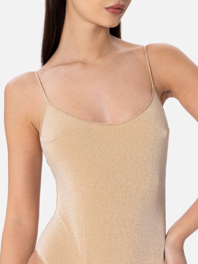 Mc2 Saint Barth Costume intero da donna in lurex Cecille Shopping Online